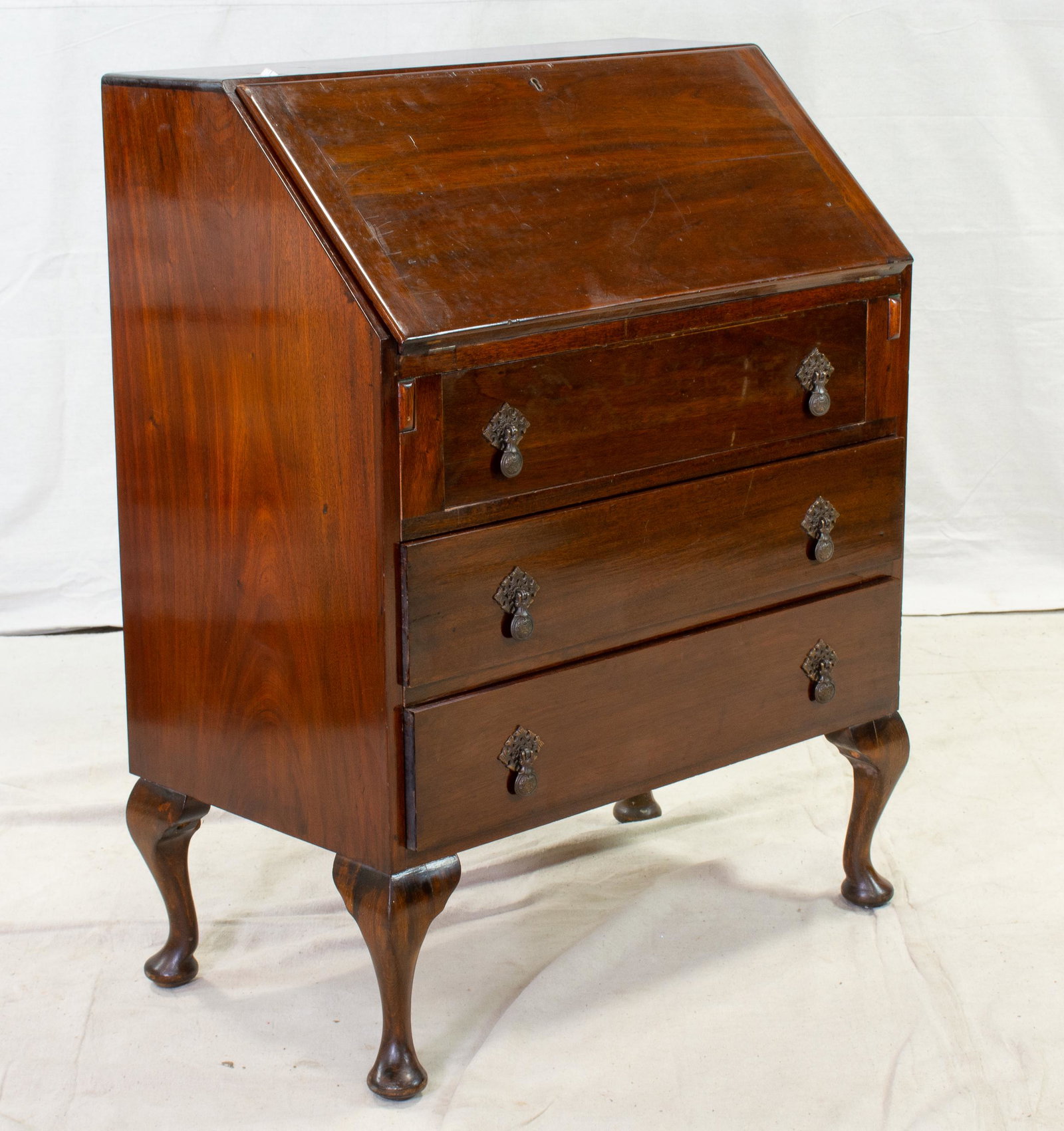English Queen Ann Drop Front Desk (1 of 2)