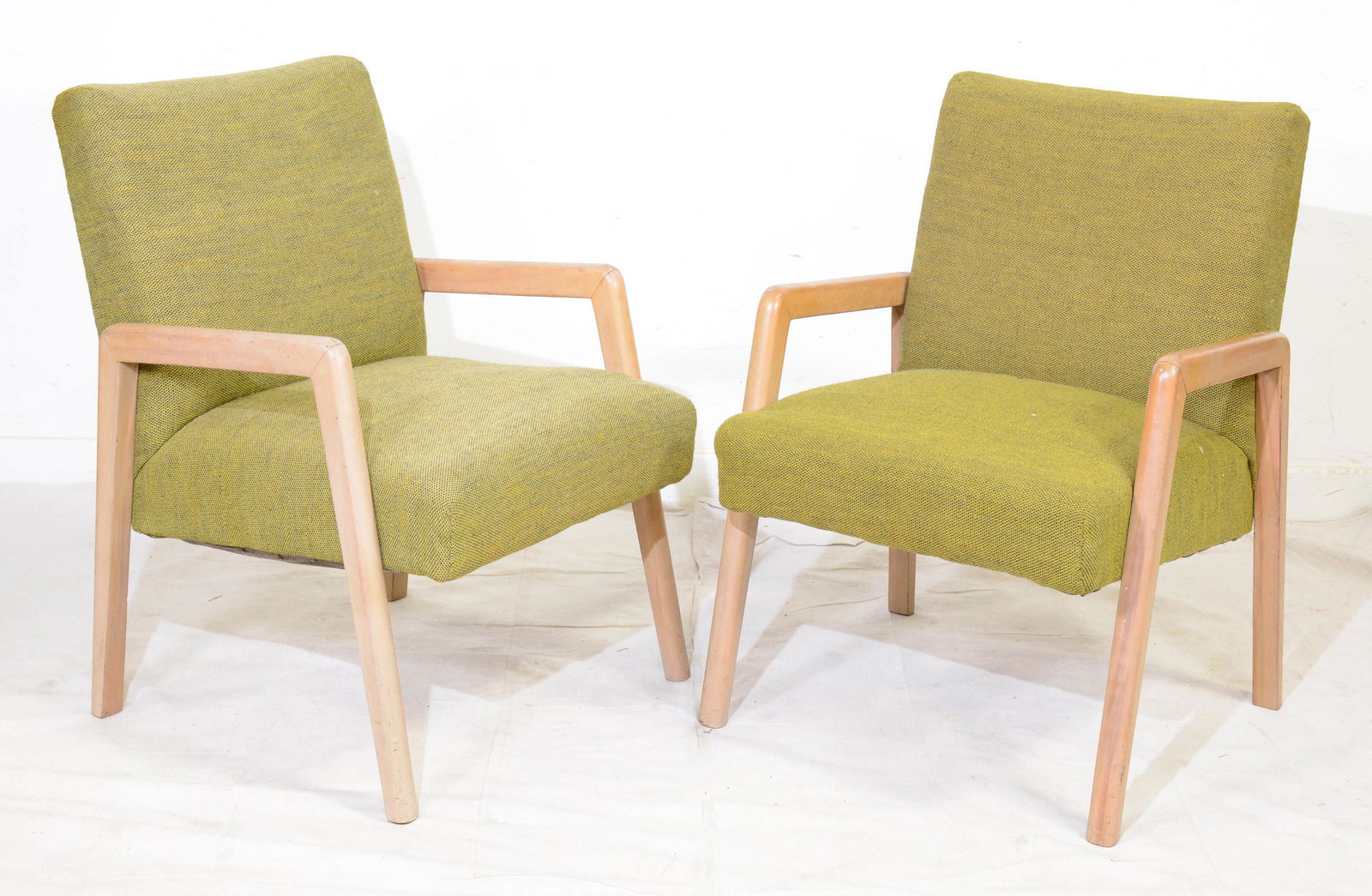 Pair of Vintage Russel Wright Style Lounge Armchairs (1 of 2)