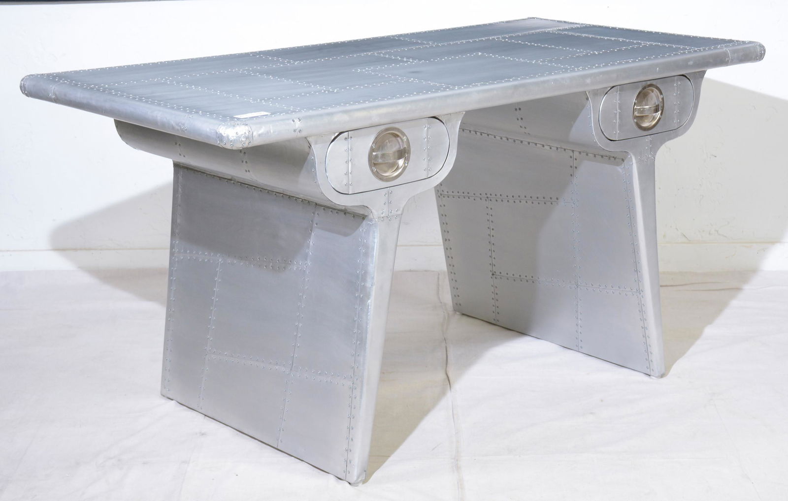 Aviator / Spitfire / Blackhawk Style Desk - 2 Drawers (1 of 4)