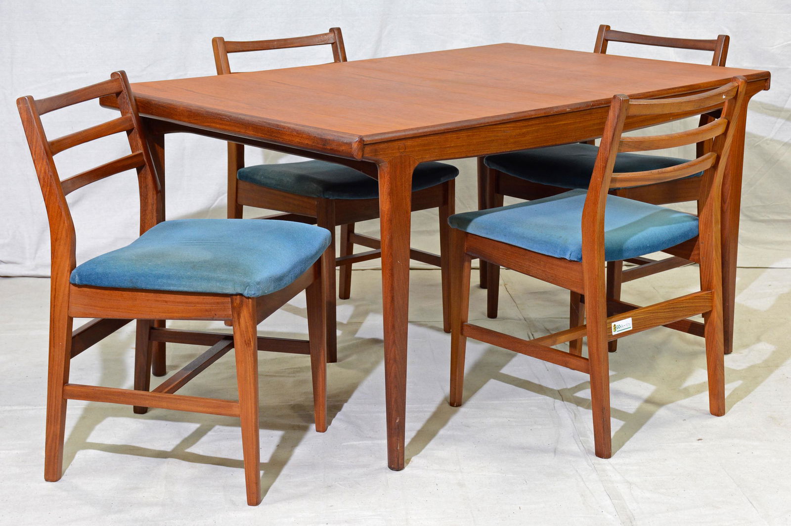 Mid Century Teak Dining Table & 4 Chairs (1 of 4)