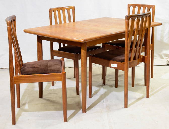 Mid Century Modern Dining Table Chairs Meredew