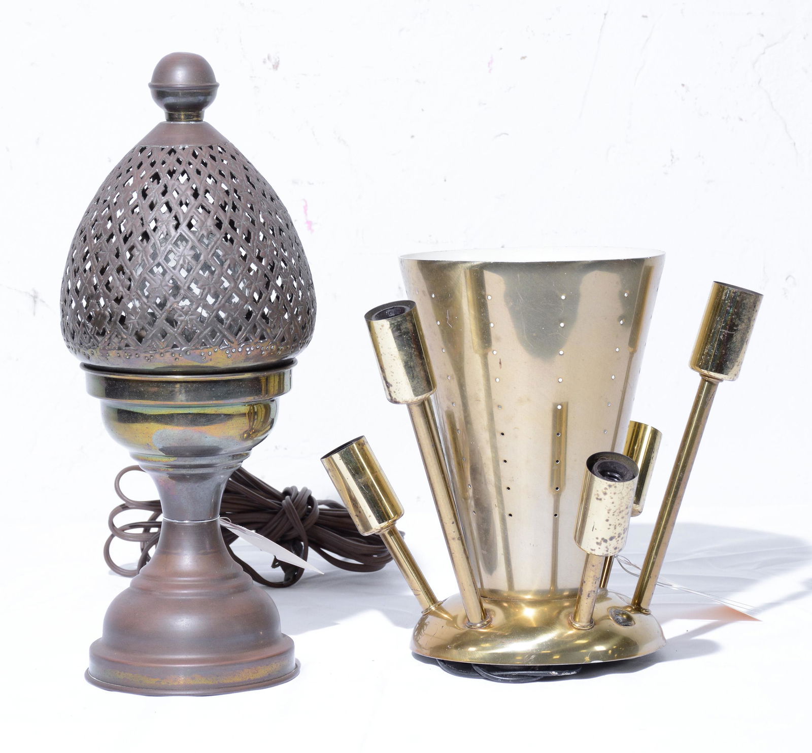 Two Mid Century Light Fixtures (1 of 2)