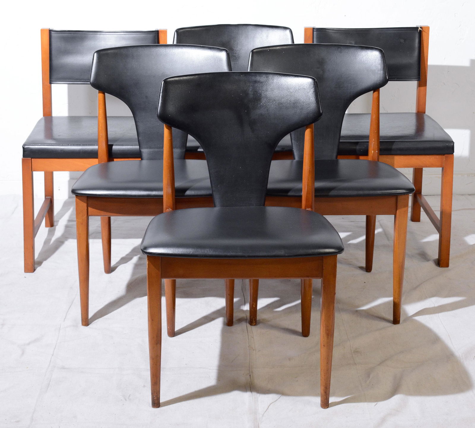 Set of 4 Mid Century Dining Chairs + 2 Others (1 of 3)