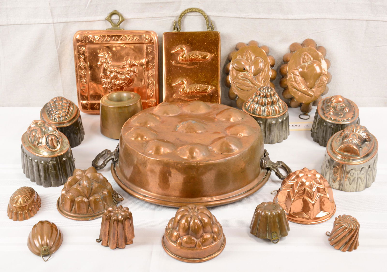 18 Vintage Copper Molds (1 of 4)