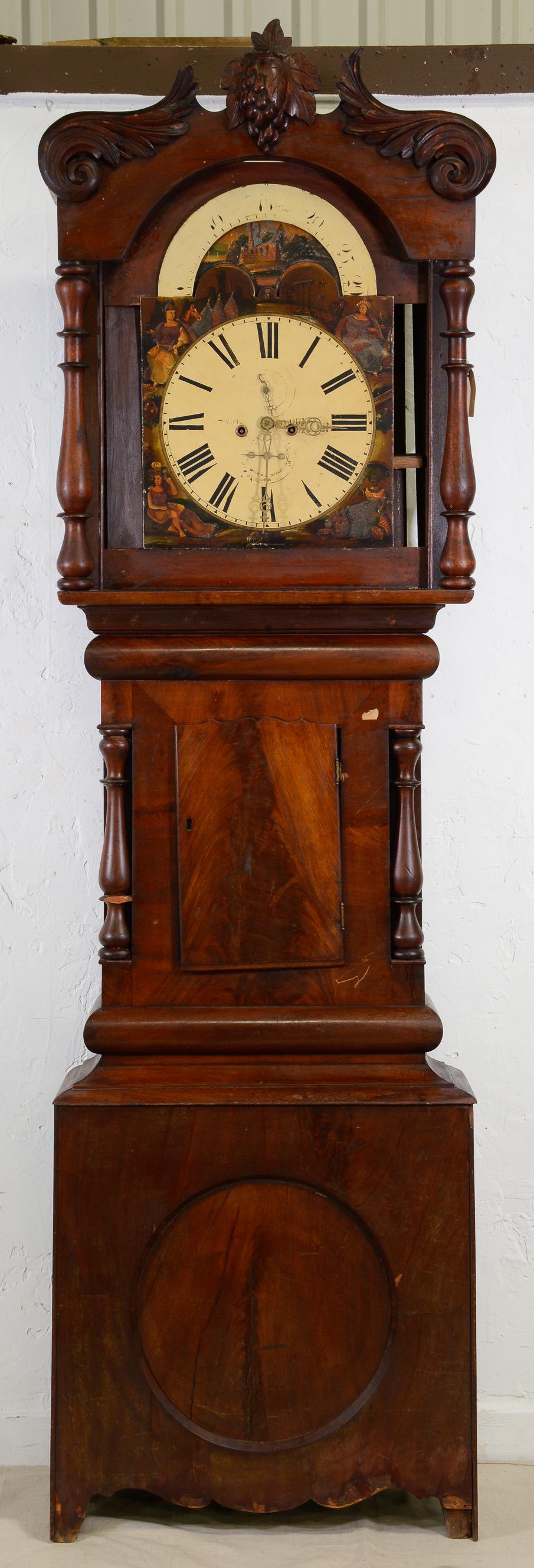 Carved Grandfather Clock (1 of 8)