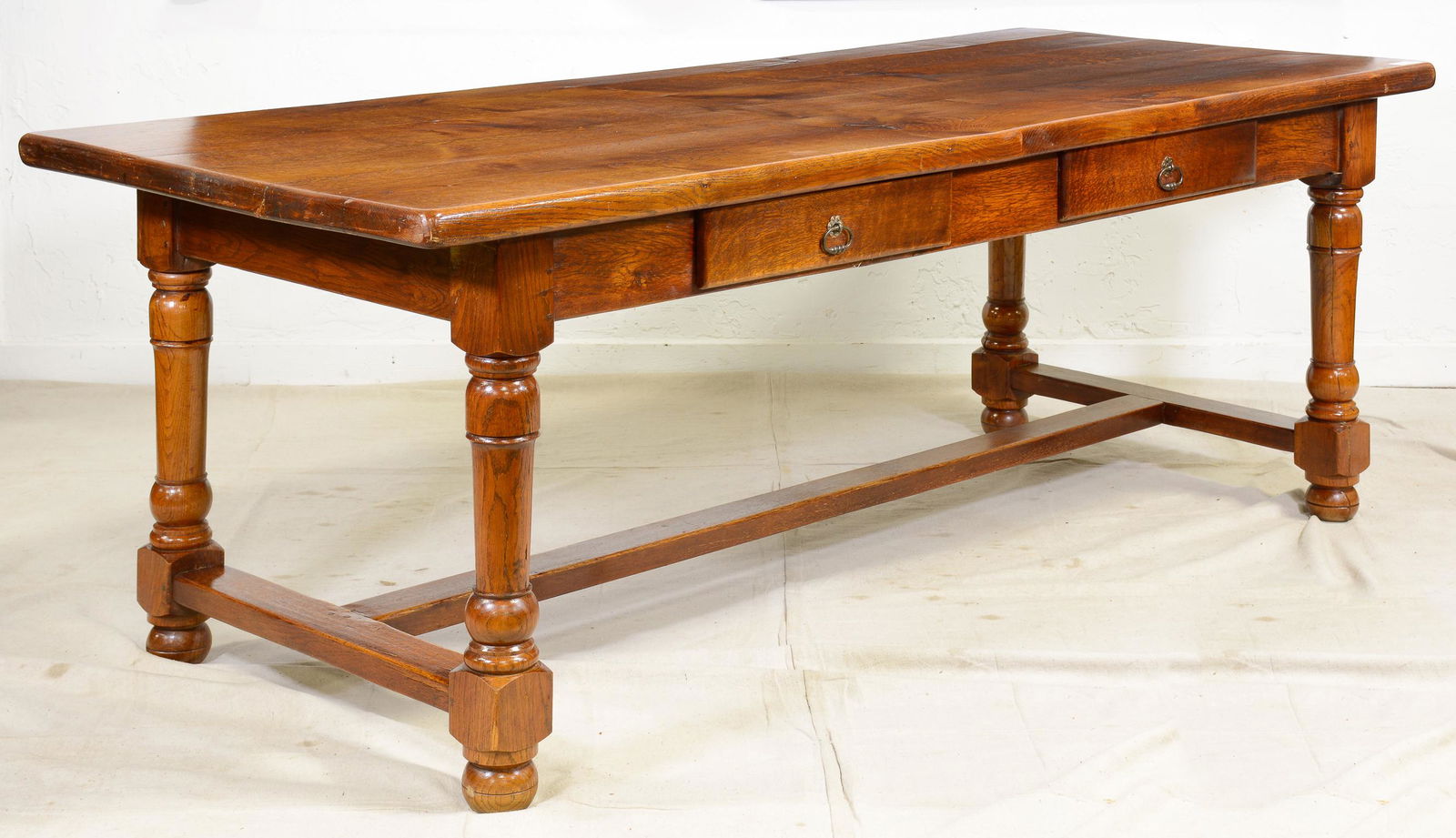 French Solid Oak Farmhouse / Farm Table (1 of 6)