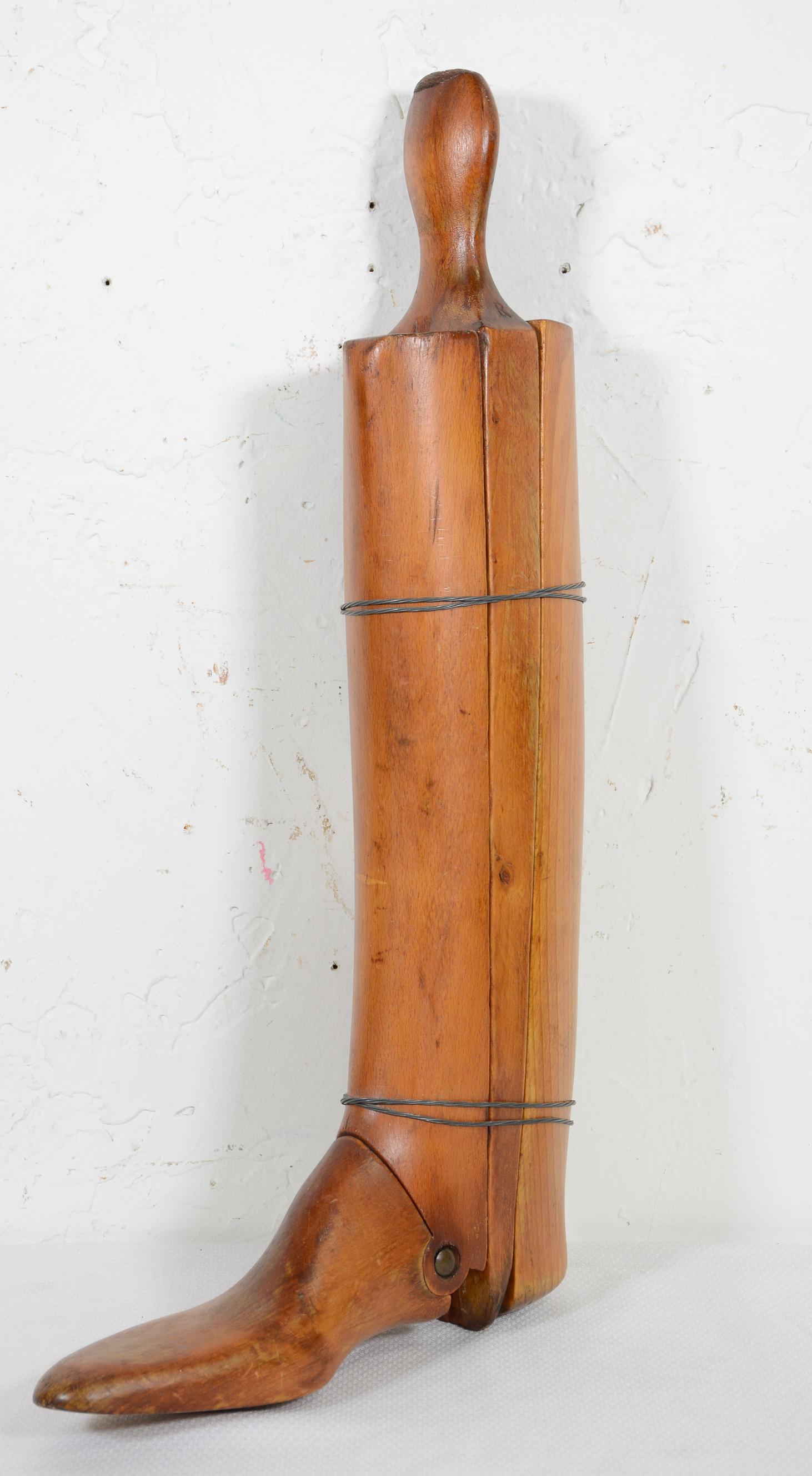 Vintage Wood Boot / Shoe Form (1 of 2)