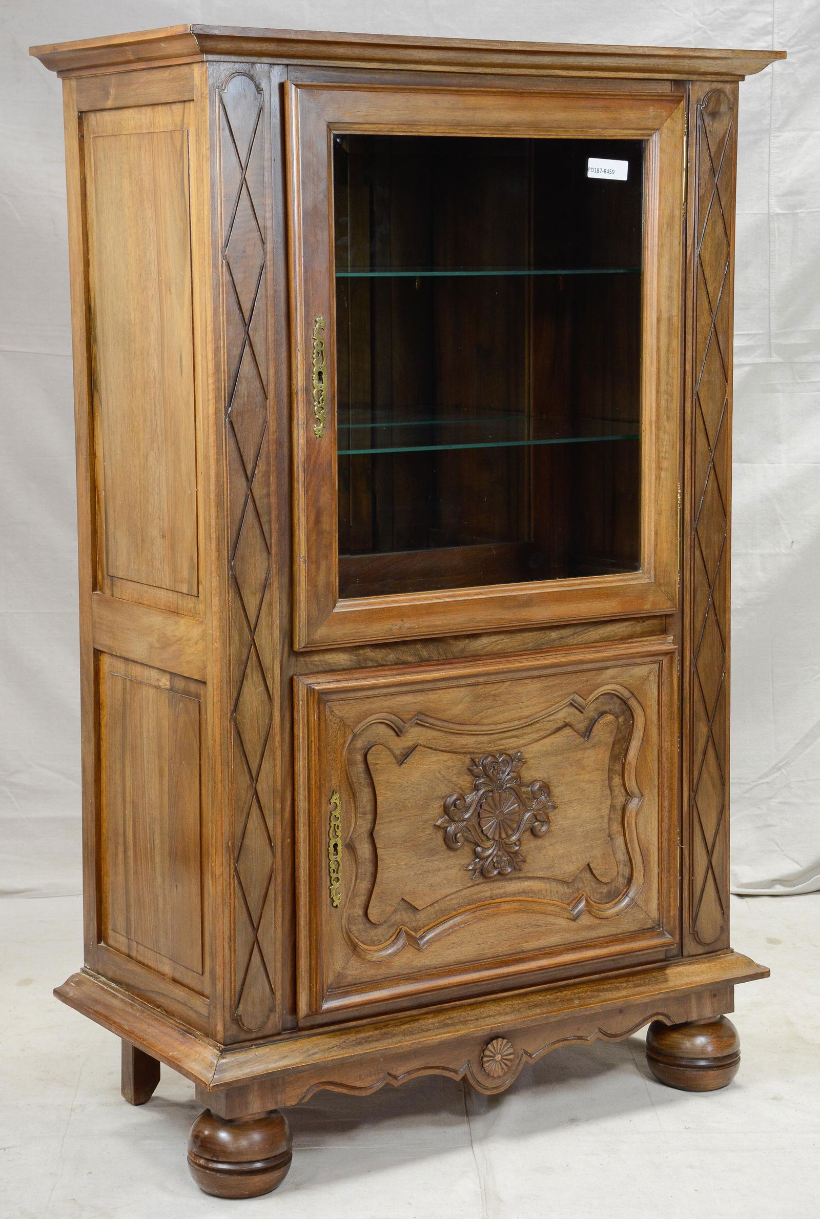 Spanish Renaissance Style Walnut Vitrine (1 of 4)