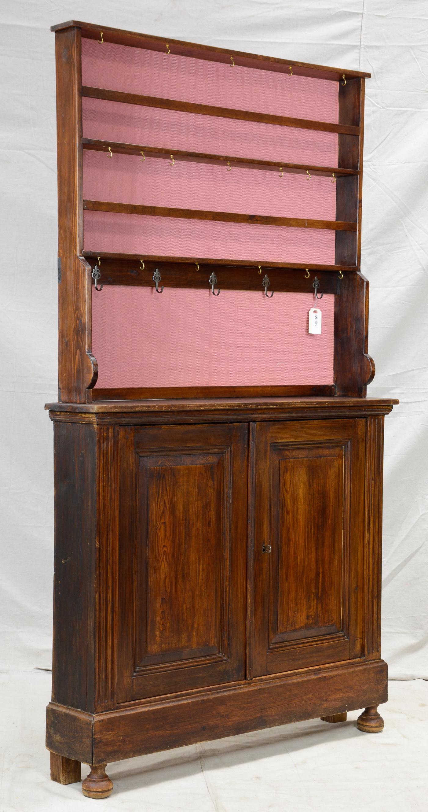 Narrow Hall Plate Rack Back Cabinet (1 of 3)