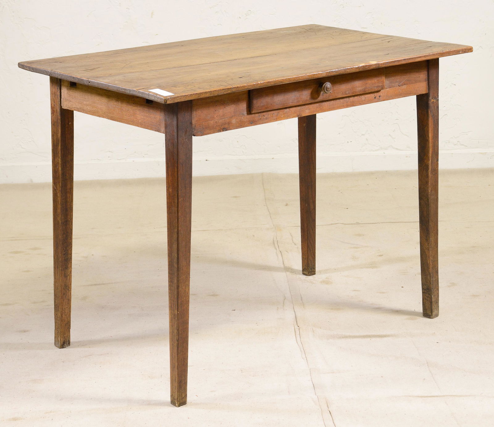 French Rustic Writing Table With Drawer (1 of 2)