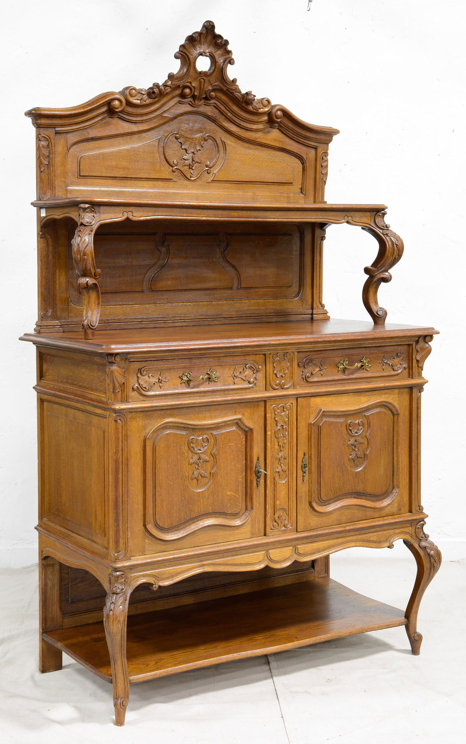 Carved French Louis XV Style Dessert Server (1 of 4)