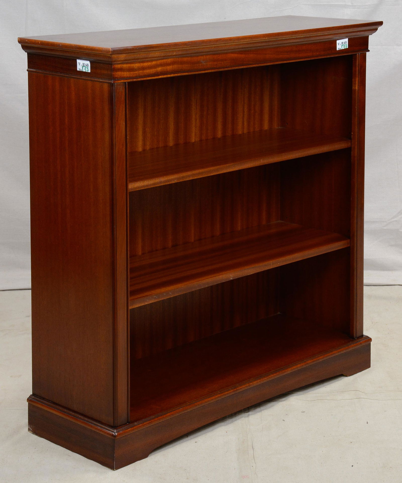 Mahogany 3 Tier Bookshelf (1 of 3)