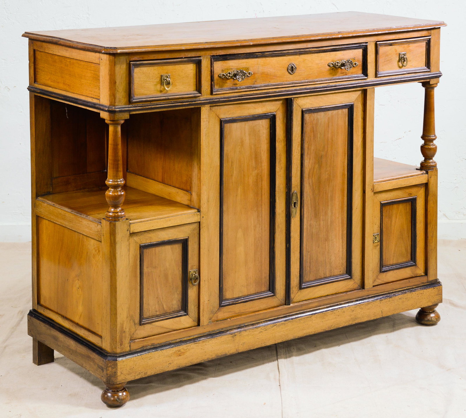 Biedermeier Style Server: Biedermeier Style Server - 39 in tall x 51 x 19