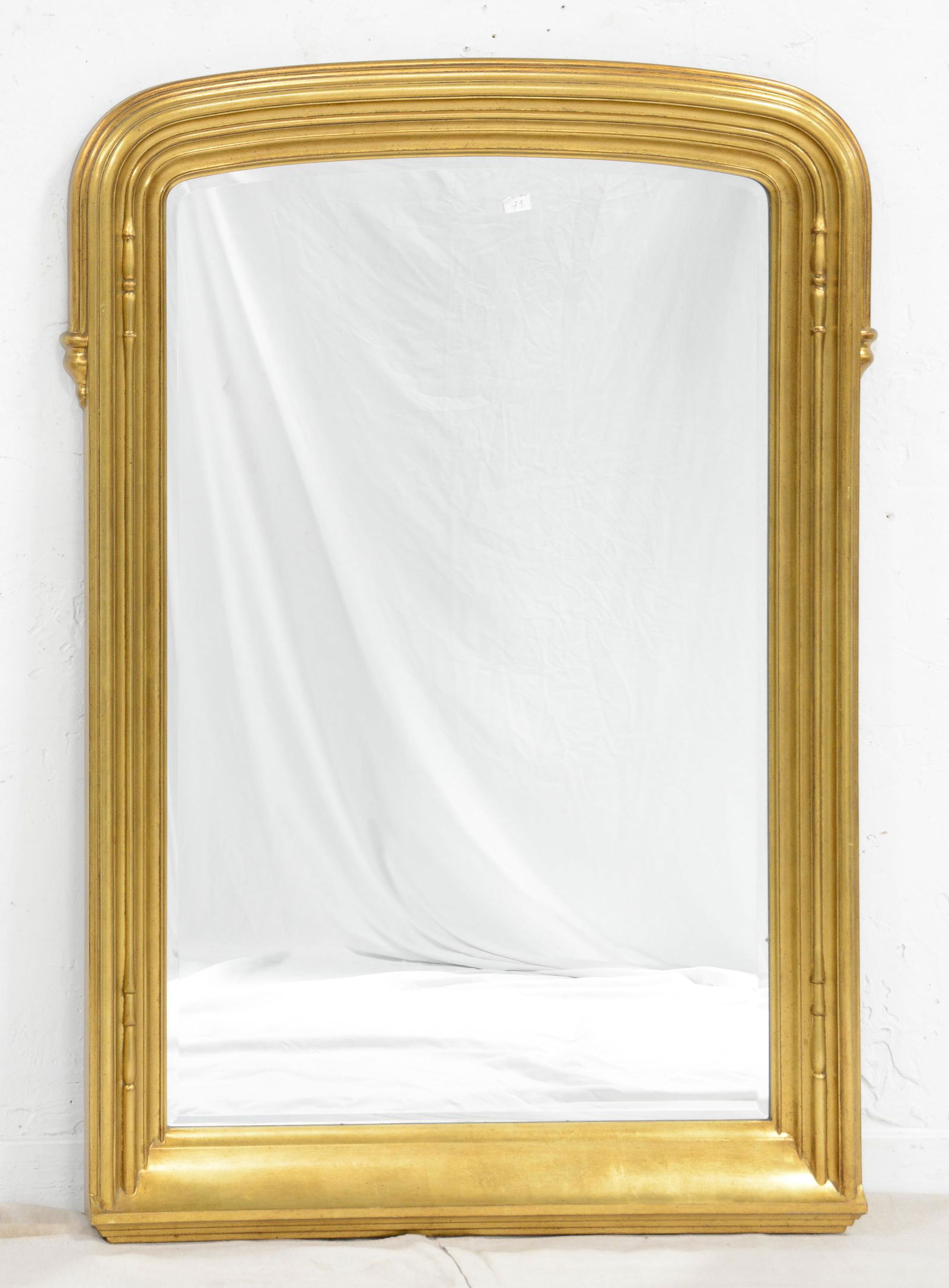Gold Frame French Style Beveled Mirror (1 of 2)