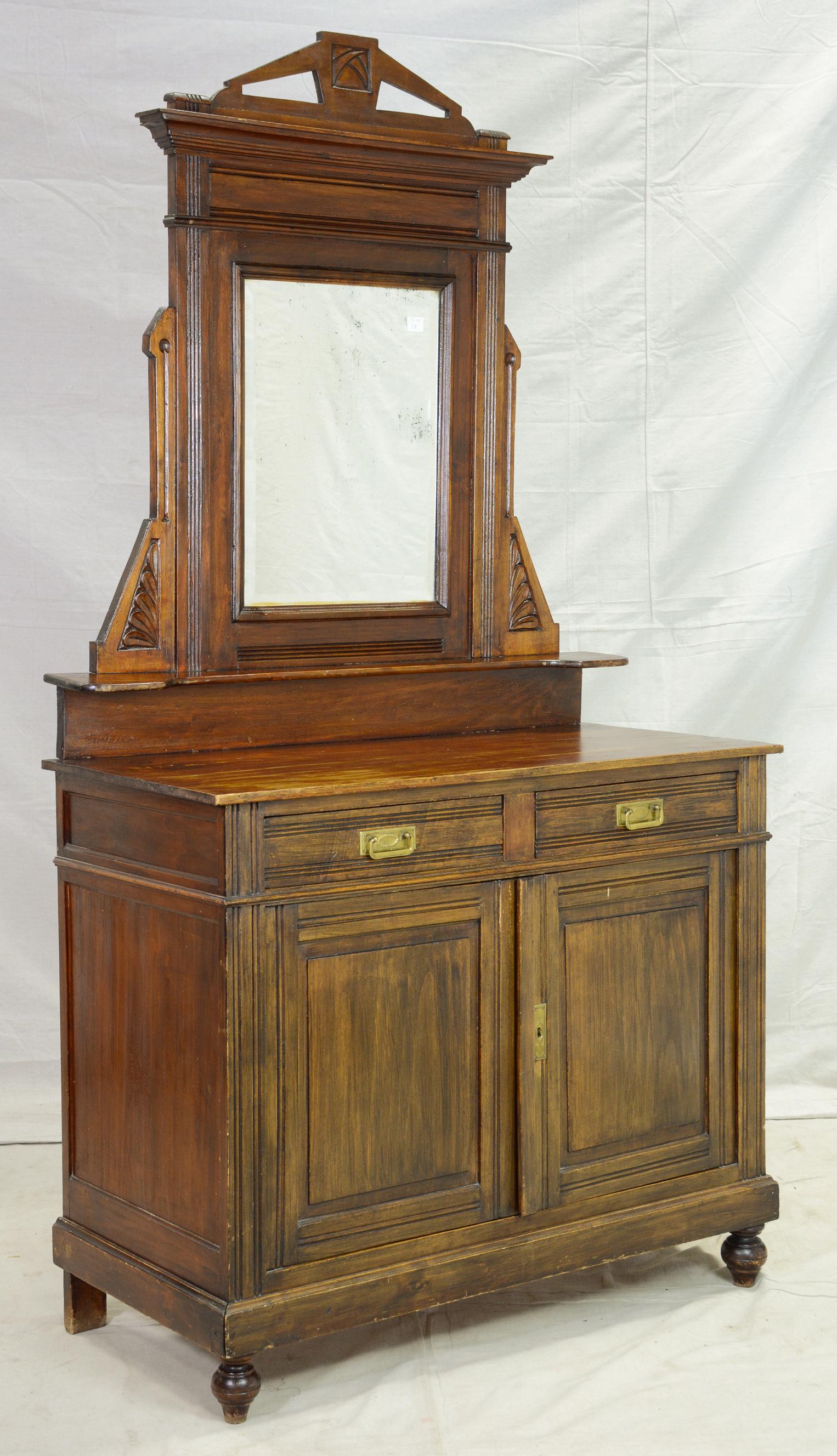 French Mirror Back Commode / Dresser (1 of 4)