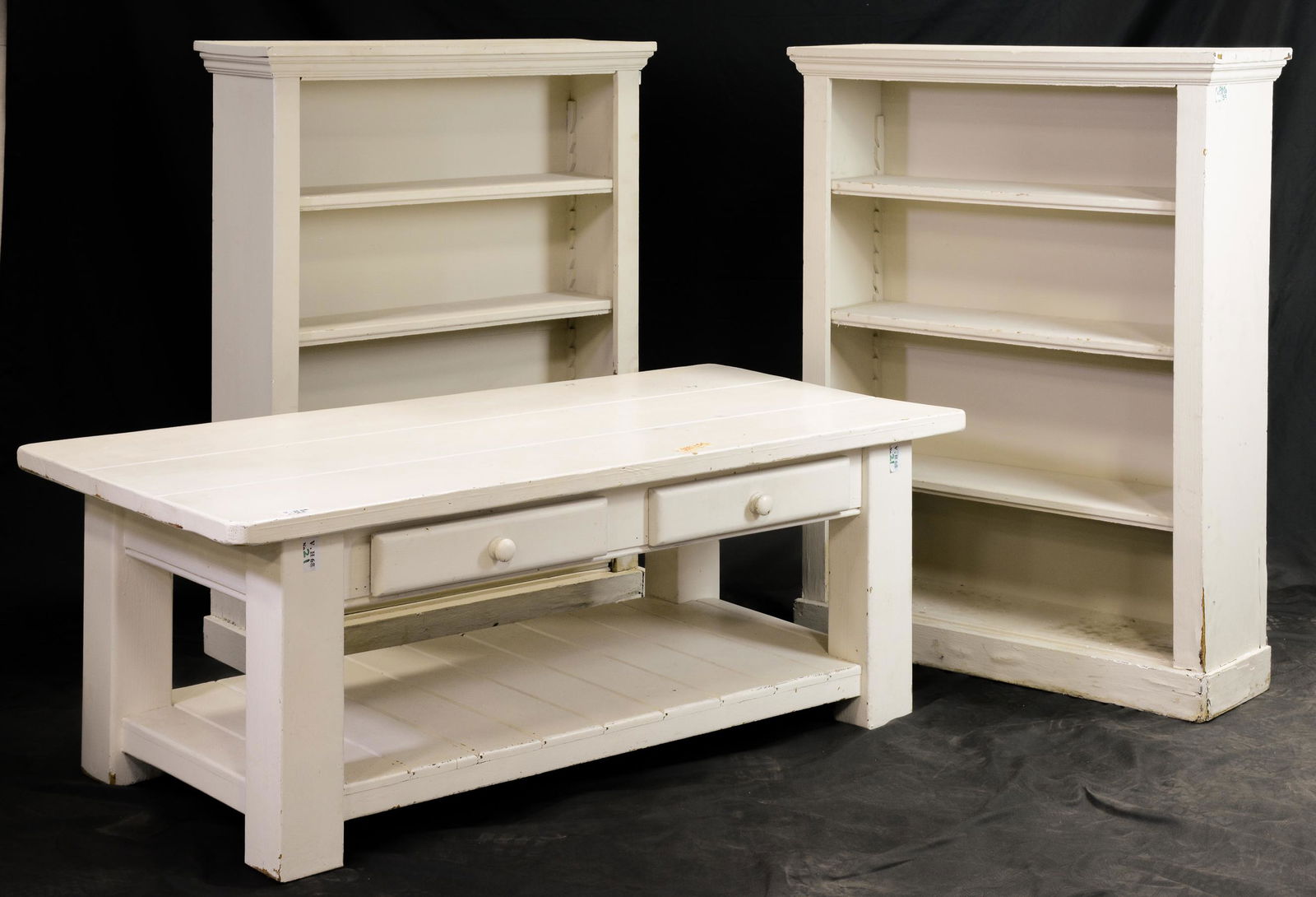 Painted Coffee Table & 2 Bookshelves (1 of 3)