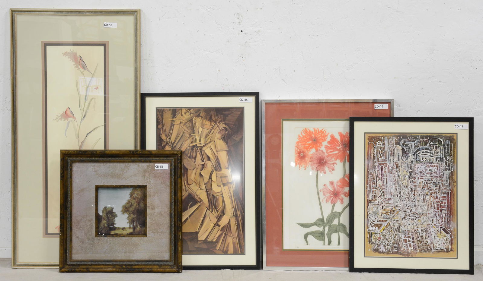 5pcs Assorted Framed Art (1 of 3)