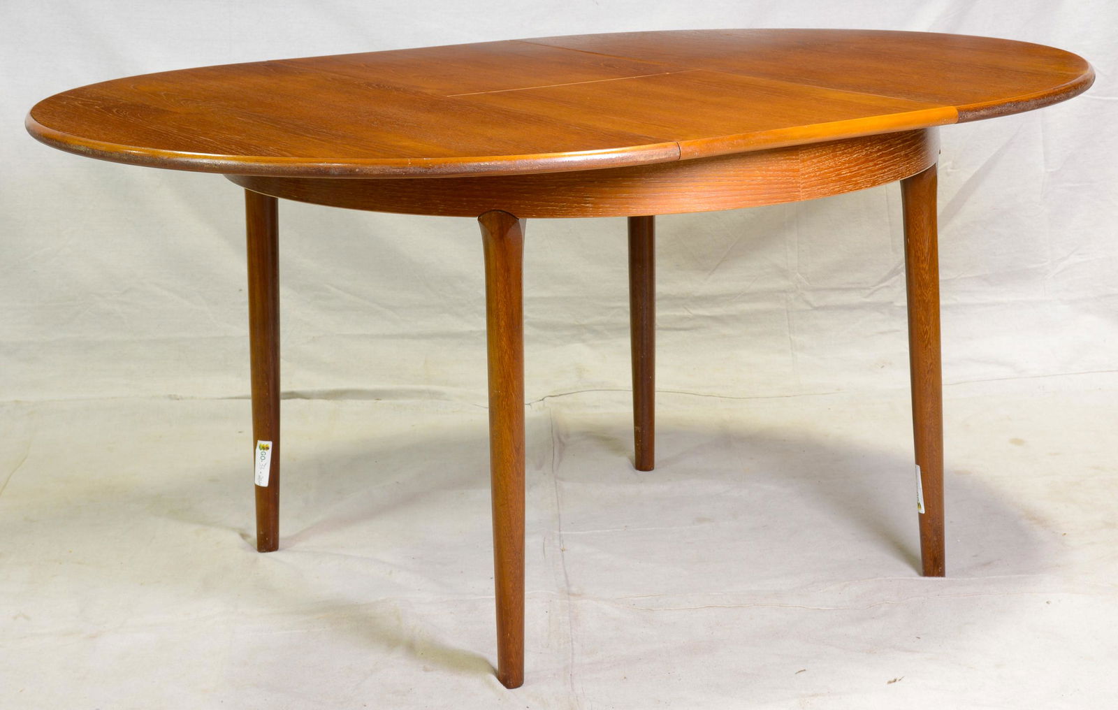 Round Mid Century Modern Teak Dining Table (1 of 3)