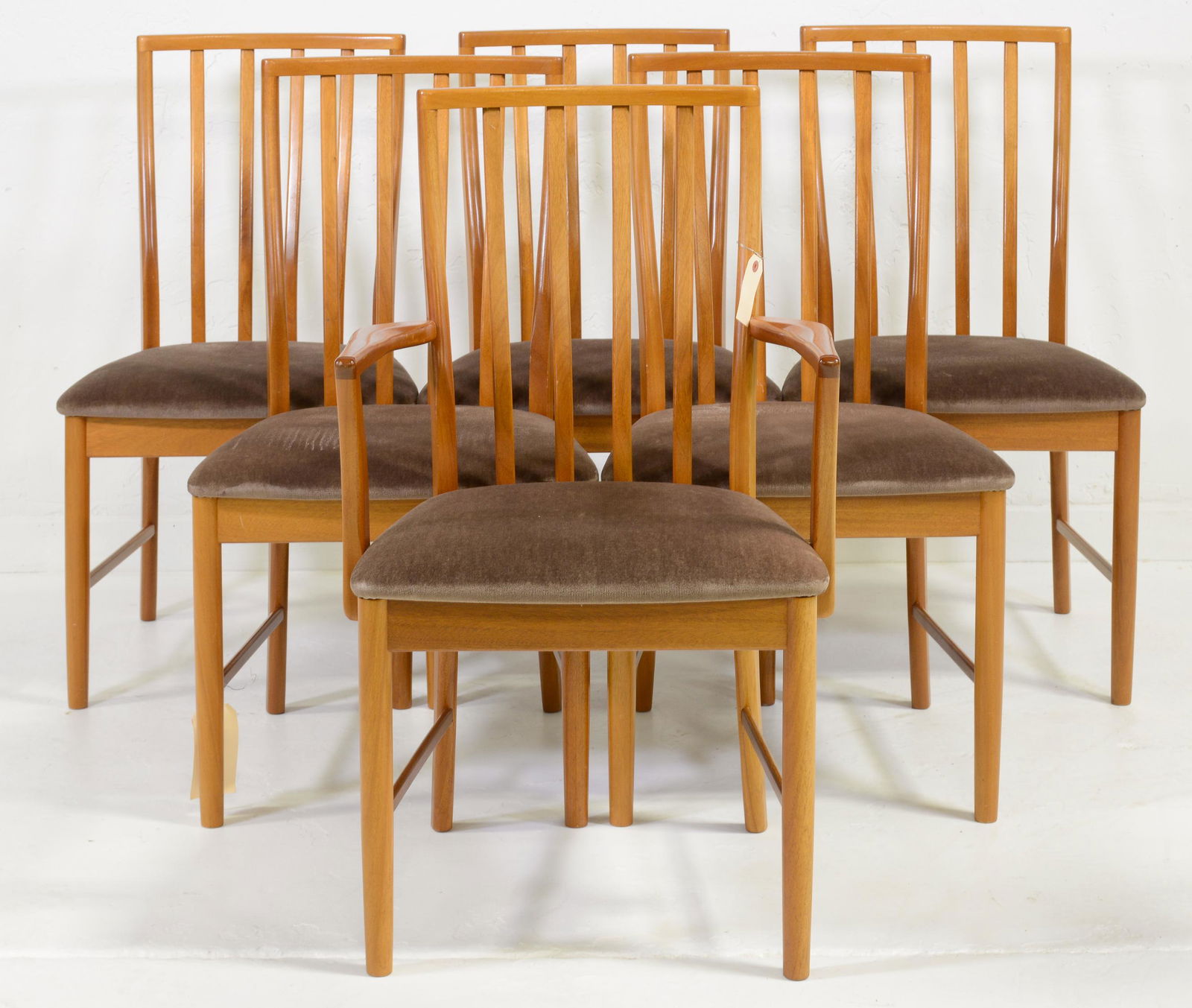 Set of 6 Mid Century Modern Dining Chairs by McIntosh (1 of 5)