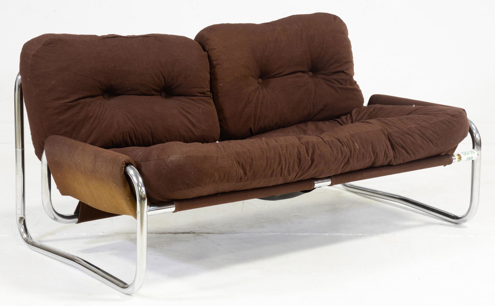 Mid Century Modern Sofa with Tubular Frame (1 of 2)