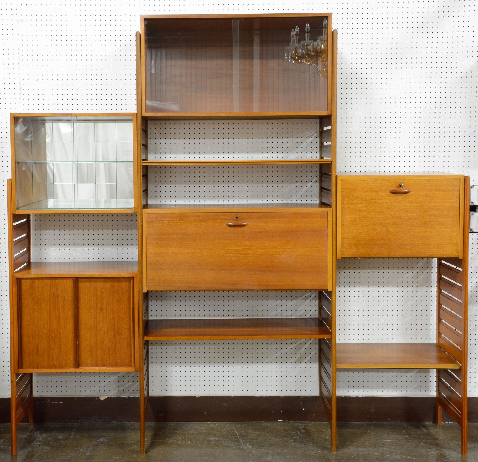 3 Bay Mid Century Wall Unit / System by Ladderax (1 of 4)