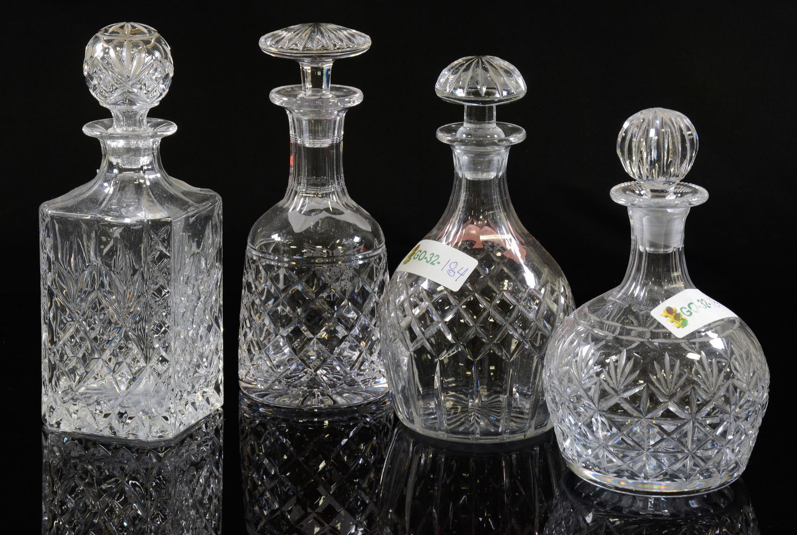 Collection of 4 Vintage Decanters (1 of 3)