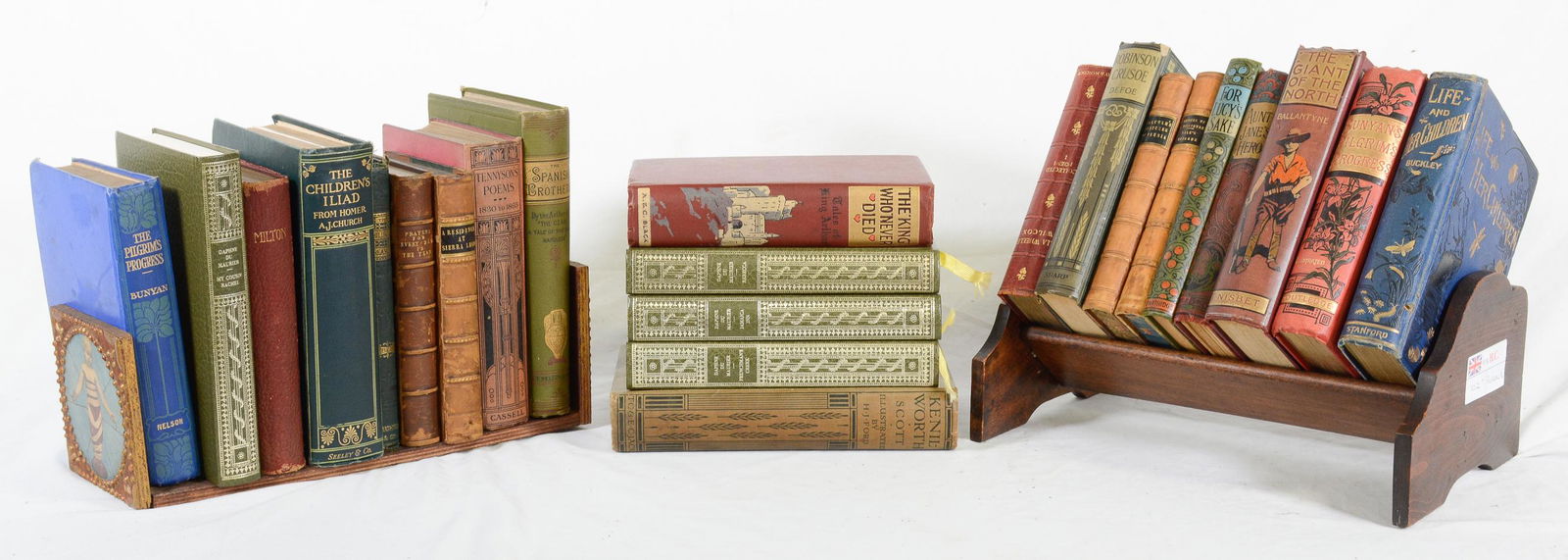 23 Assorted English Books & 2 Book Racks (1 of 4)