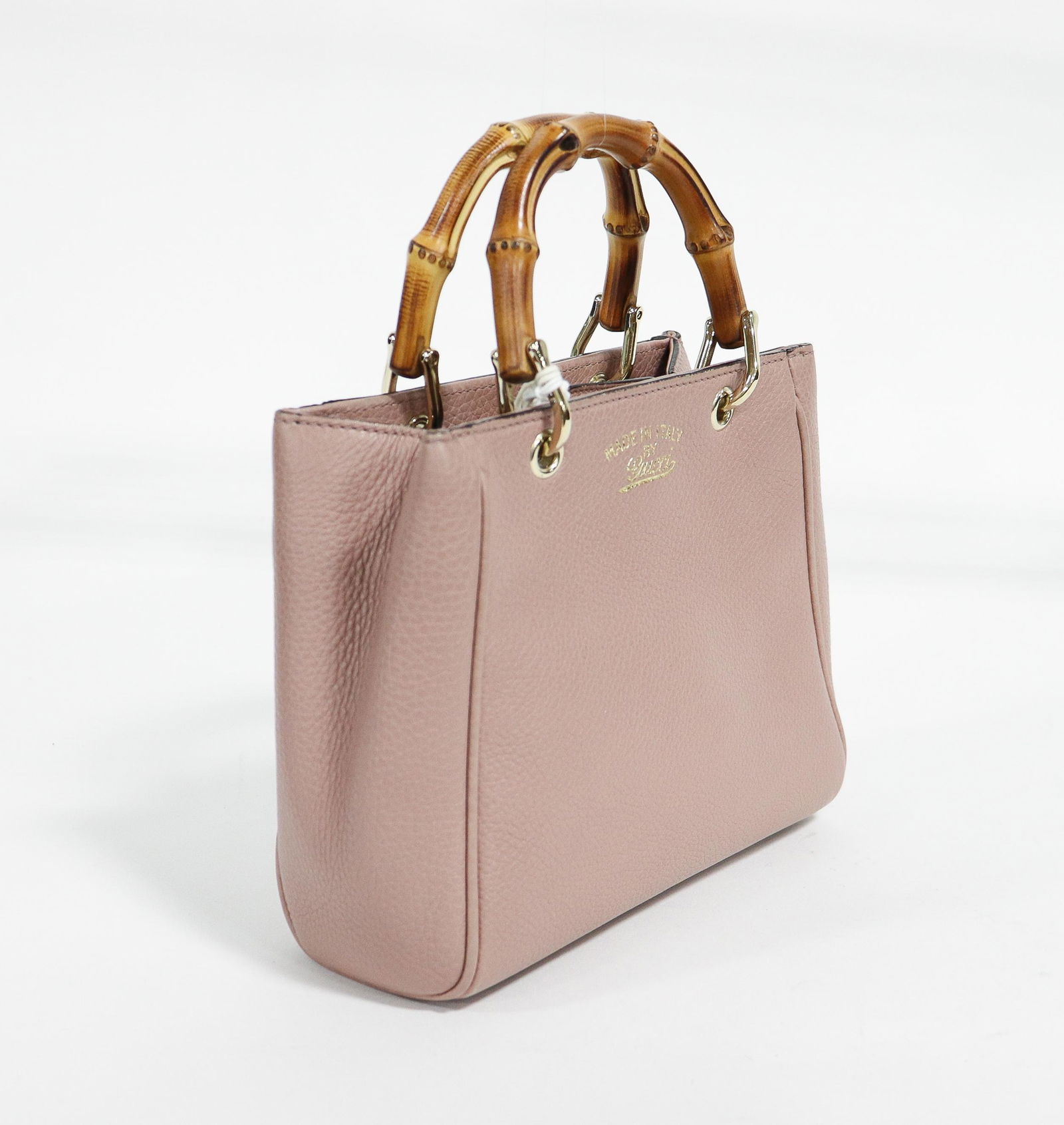 Gucci Mini Bamboo Shopper  in Grained Leather (1 of 5)