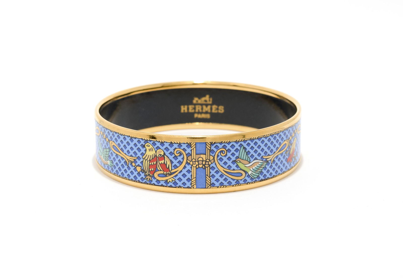 Hermes Enamel Bangle MM Bracelet (1 of 3)