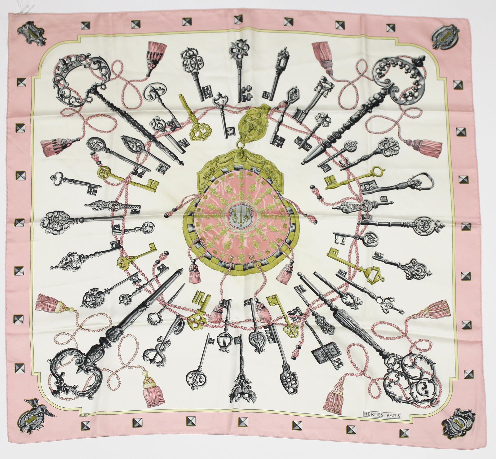 Hermes Scarf "Les Clef" by Cathy Latham (1 of 4)
