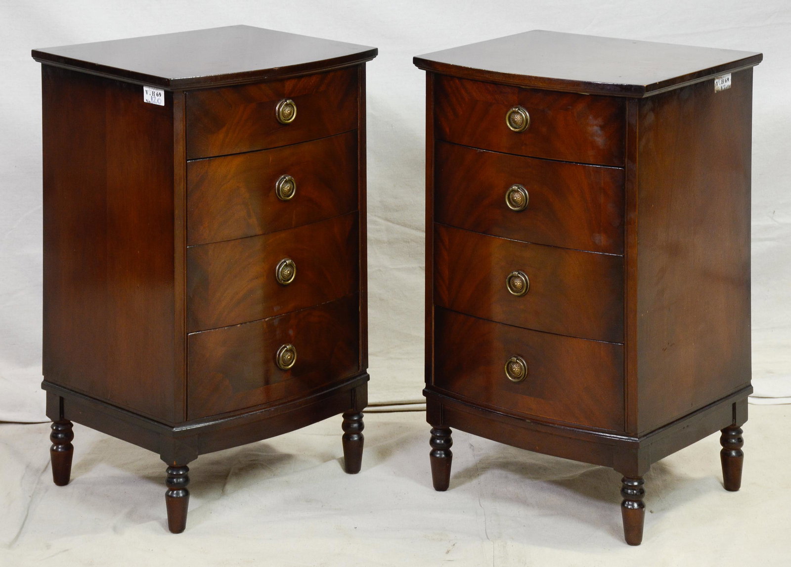 Pair Small Mahogany Chests / Bed Sides (1 of 3)