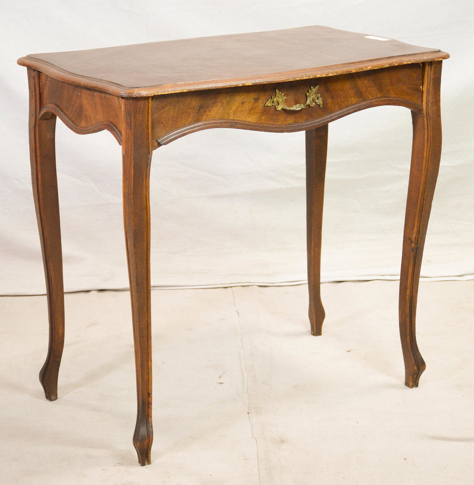 Small Louis XV Style Inlaid Single Drawer Table (1 of 4)