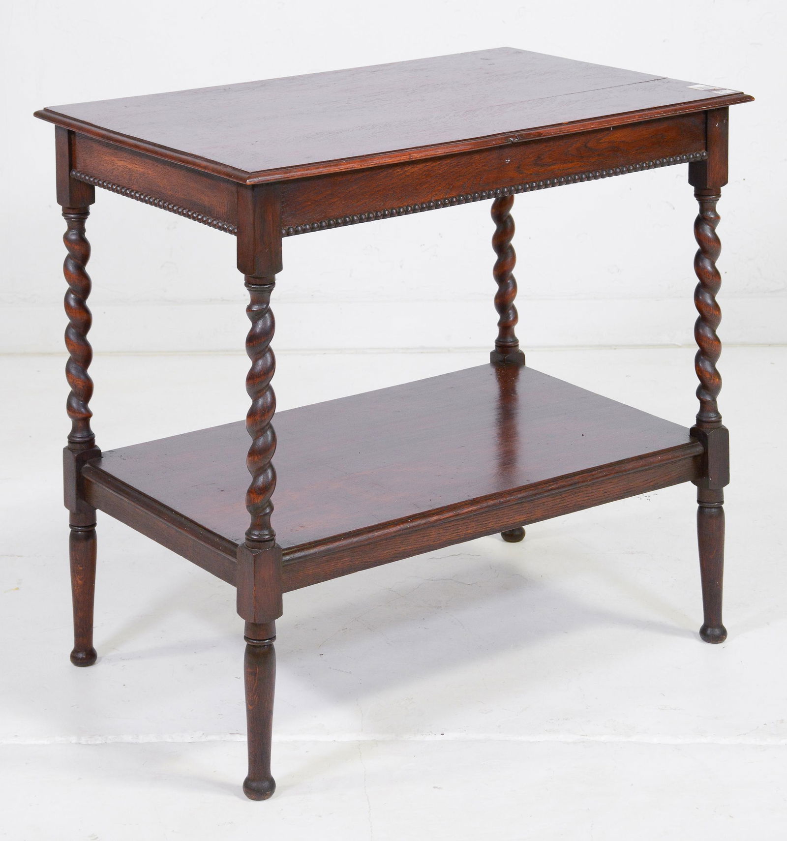 English Barley Twist 2 Tier Occasional Table (1 of 2)