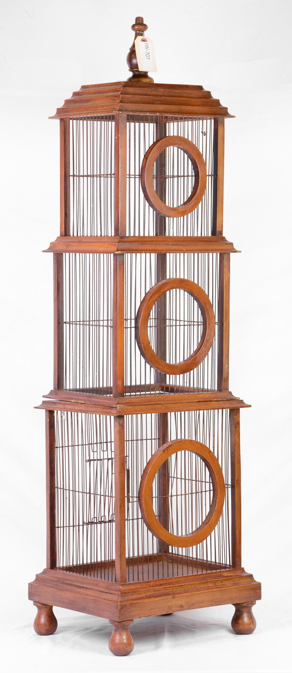 Tall Vintage Bird Cage / Aviary (1 of 2)