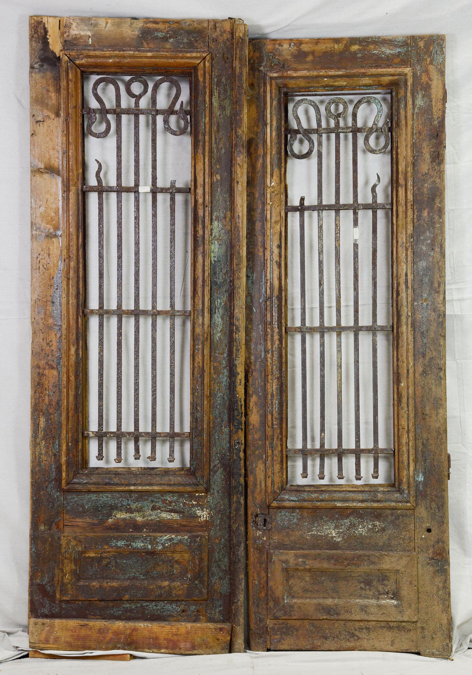 2 Vintage Wood / Iron Doors (1 of 2)