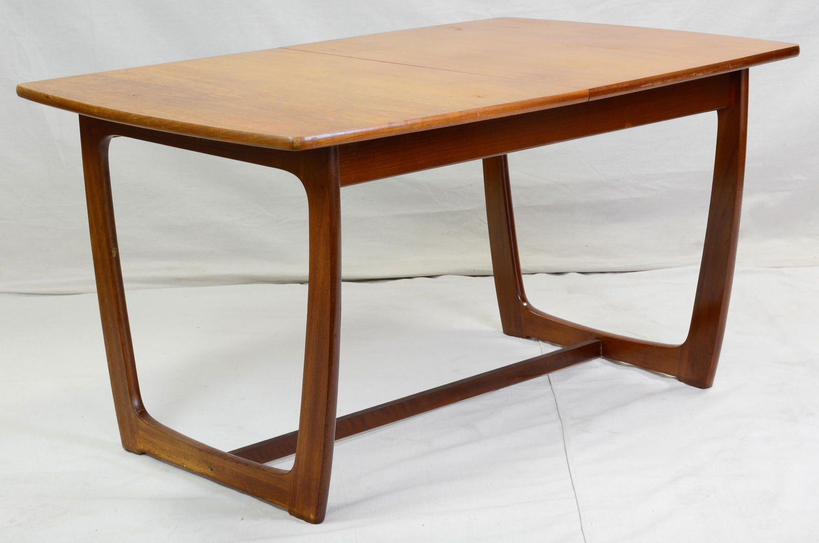 Mid Century Modern Dining Table on Sleigh Base (1 of 6)