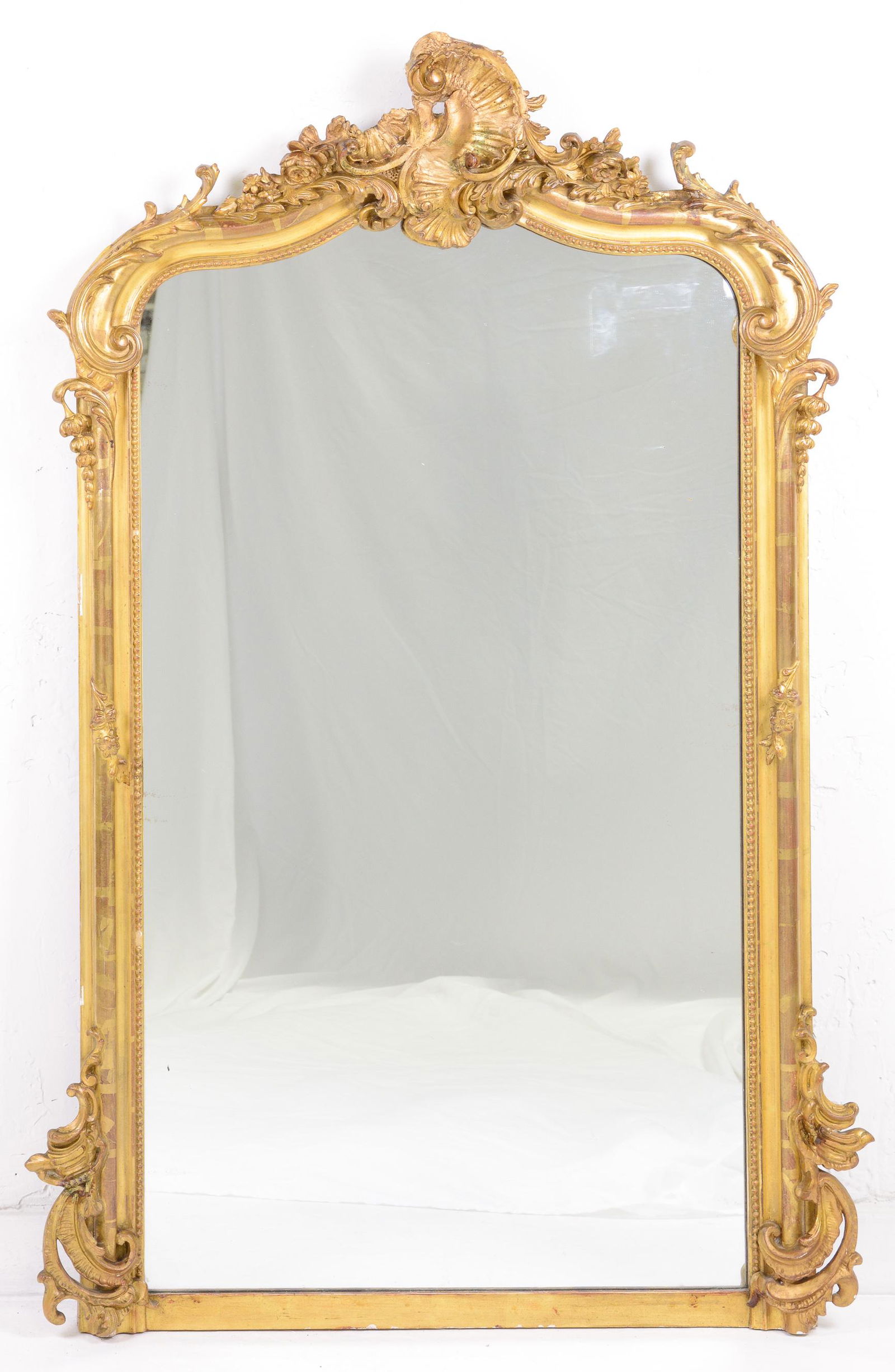 Louis XV Style Gold Gilded Mirror (1 of 4)