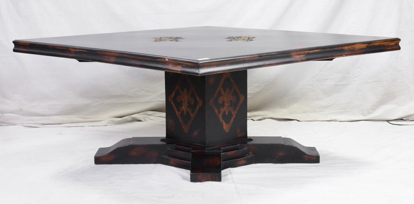 Custom Made Diamond Shape Table With Lions (1 of 5)