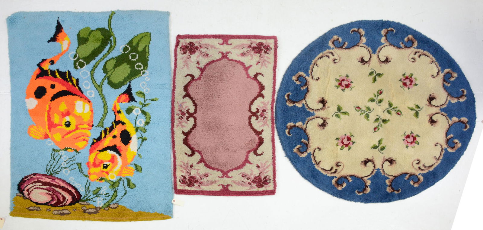 3 French Hand Hooked Rugs (1 of 4)