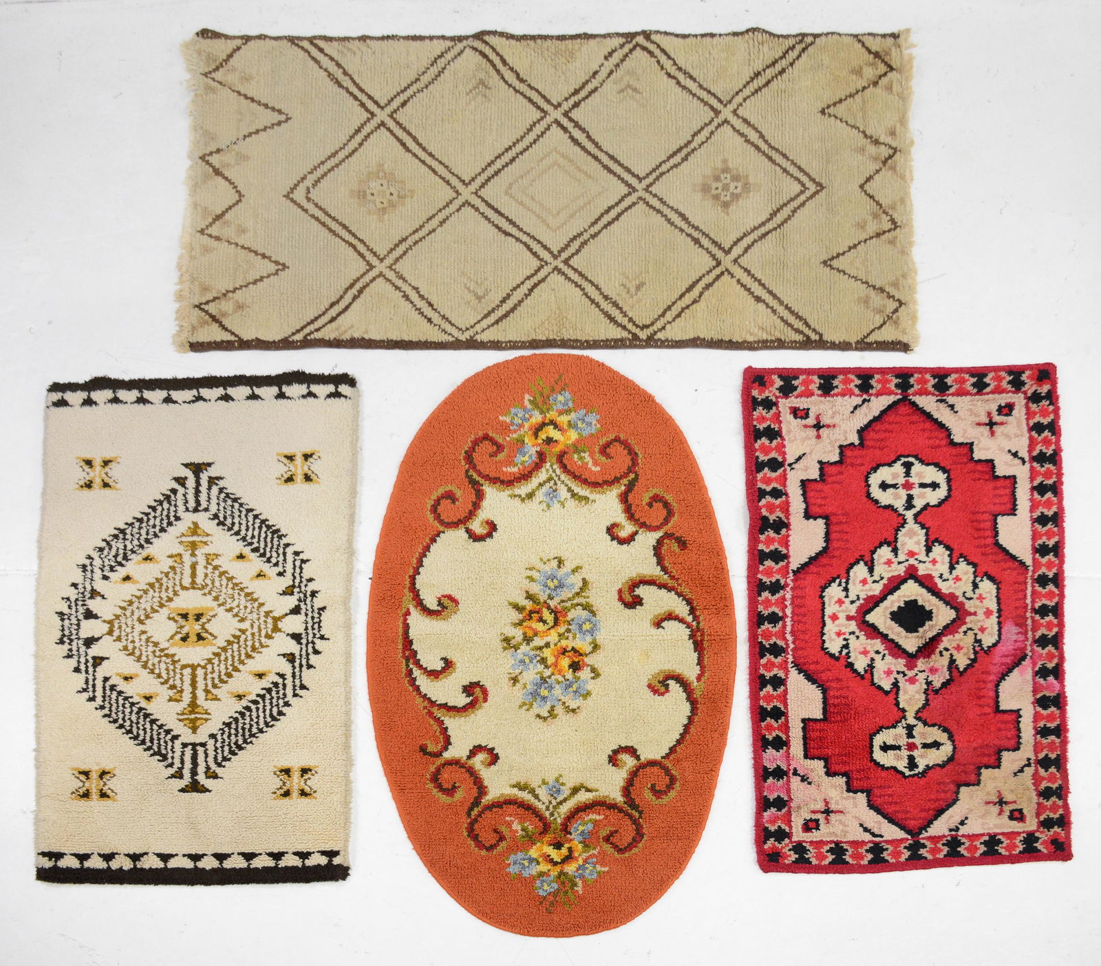 4 European Hall / Throw Rugs (1 of 5)