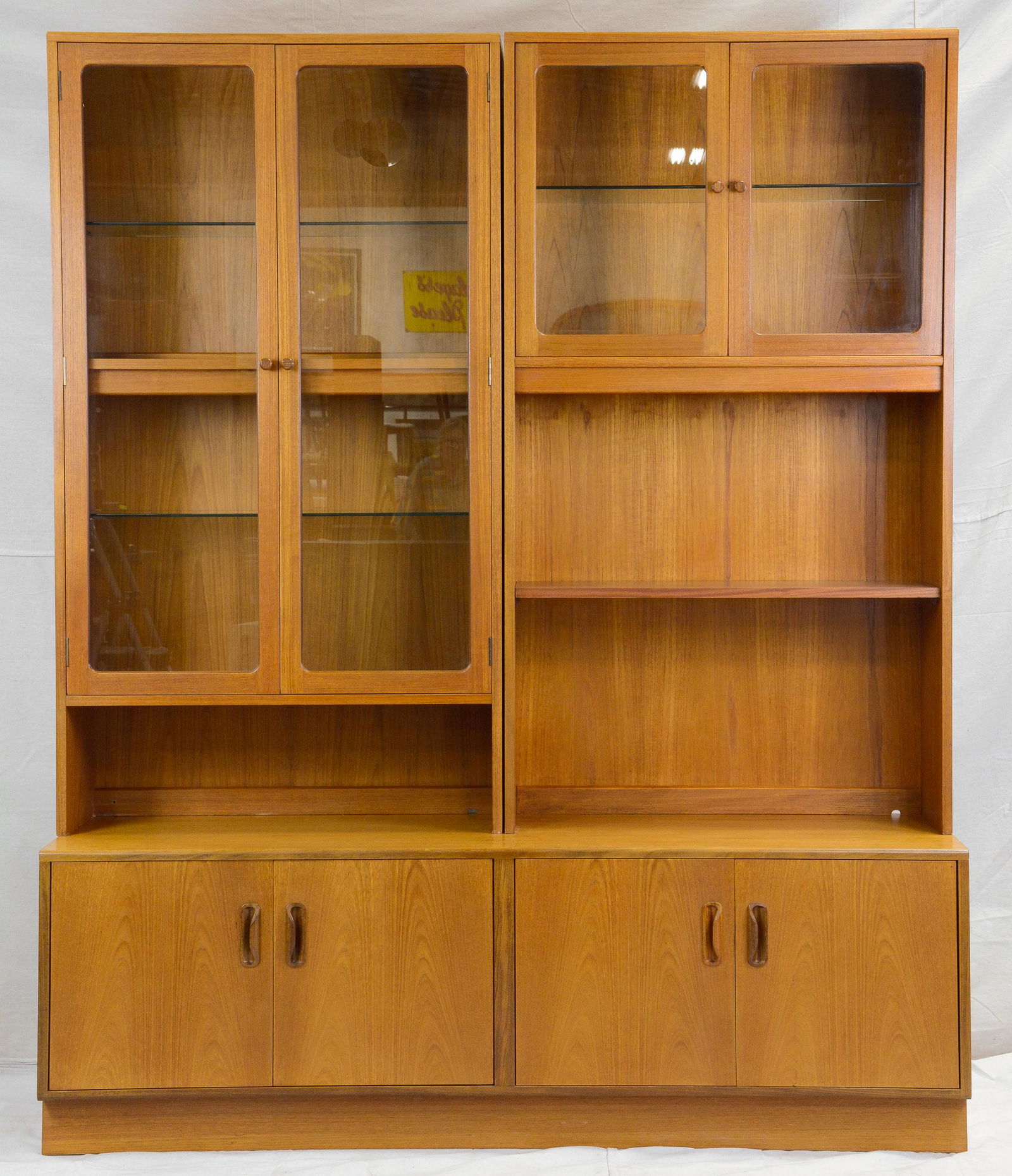 Large Mid Century Modern G-Plan Bookcase / Wall Unit (1 of 4)