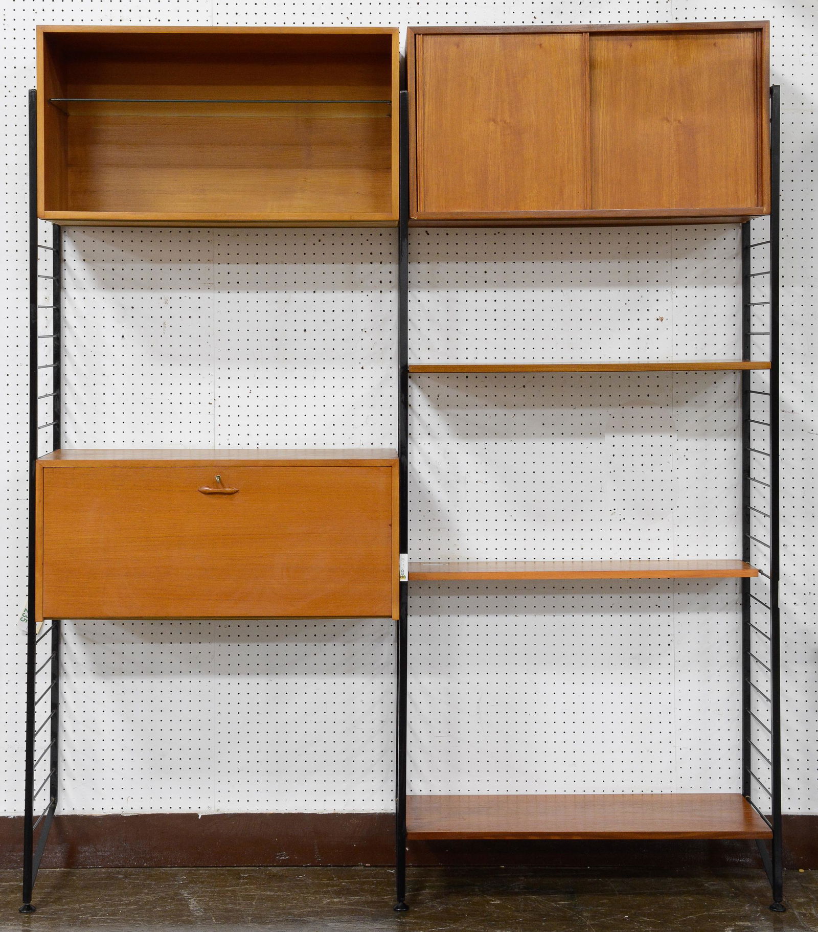 2 Bay Mid Century Wall Unit / System by Ladderax #1 (1 of 5)