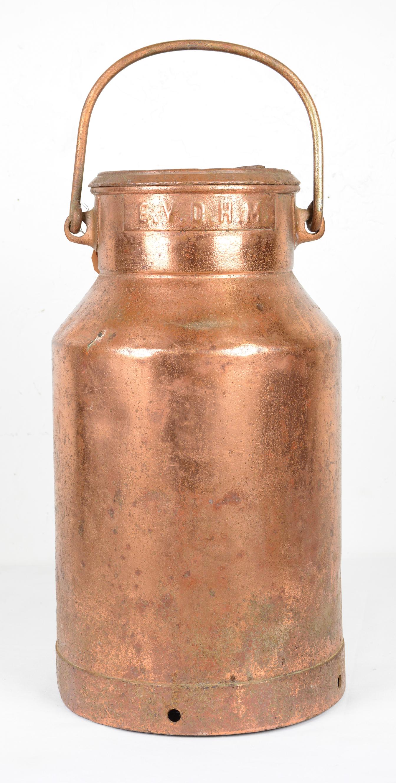 Vintage French Copper Milk Can #1 (1 of 3)
