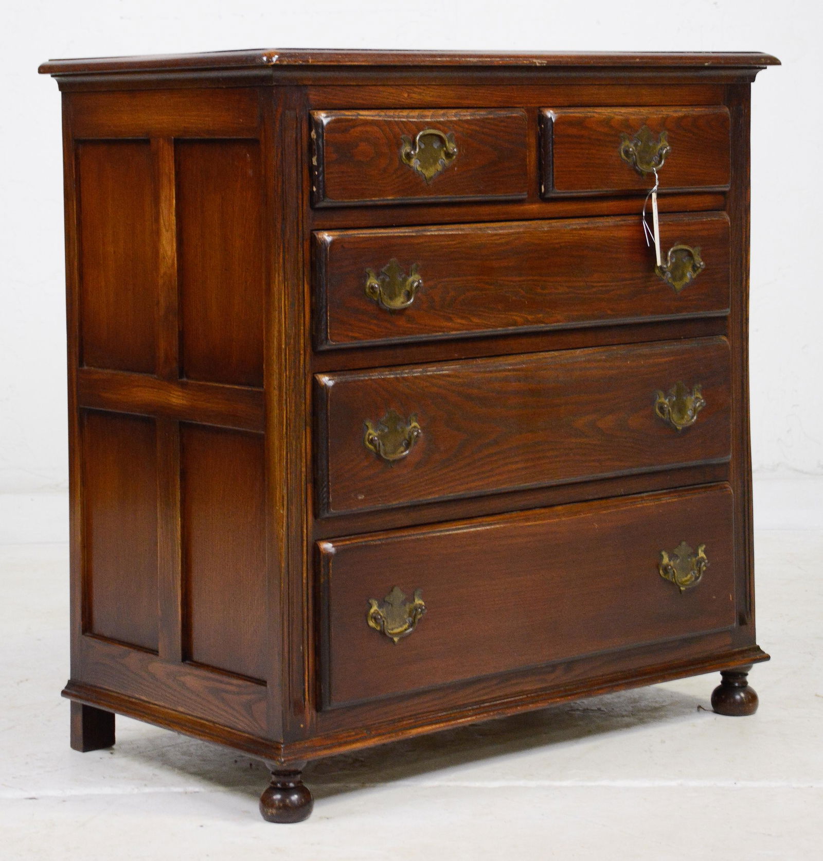 Dark Oak British Chest with Raised Panels (1 of 4)