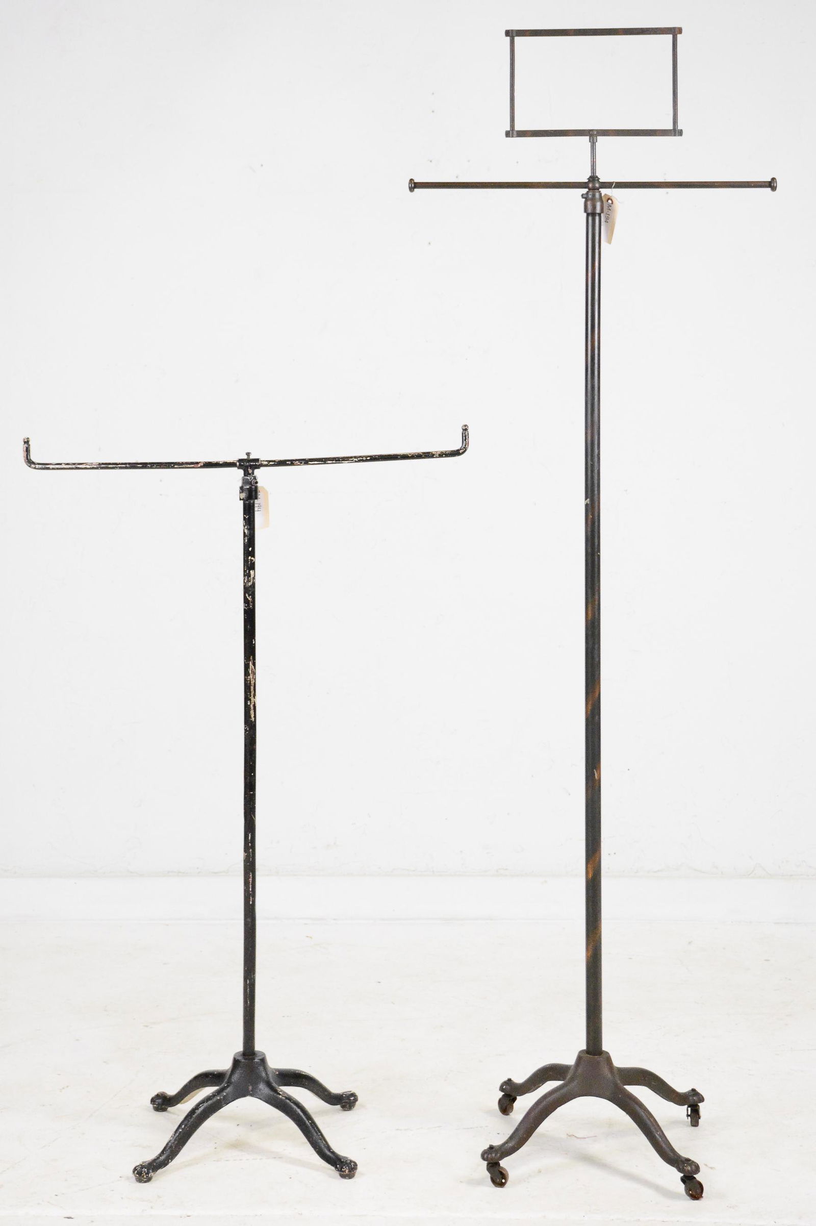 Two Black Metal Store Display Racks (1 of 3)