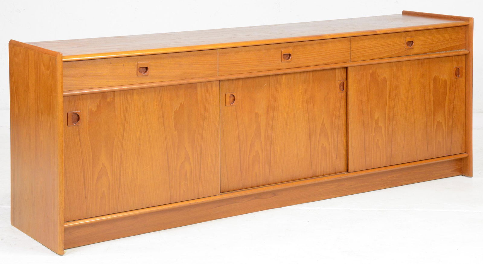 Danish Mid Century Modern Sliding Door Sideboard (1 of 7)