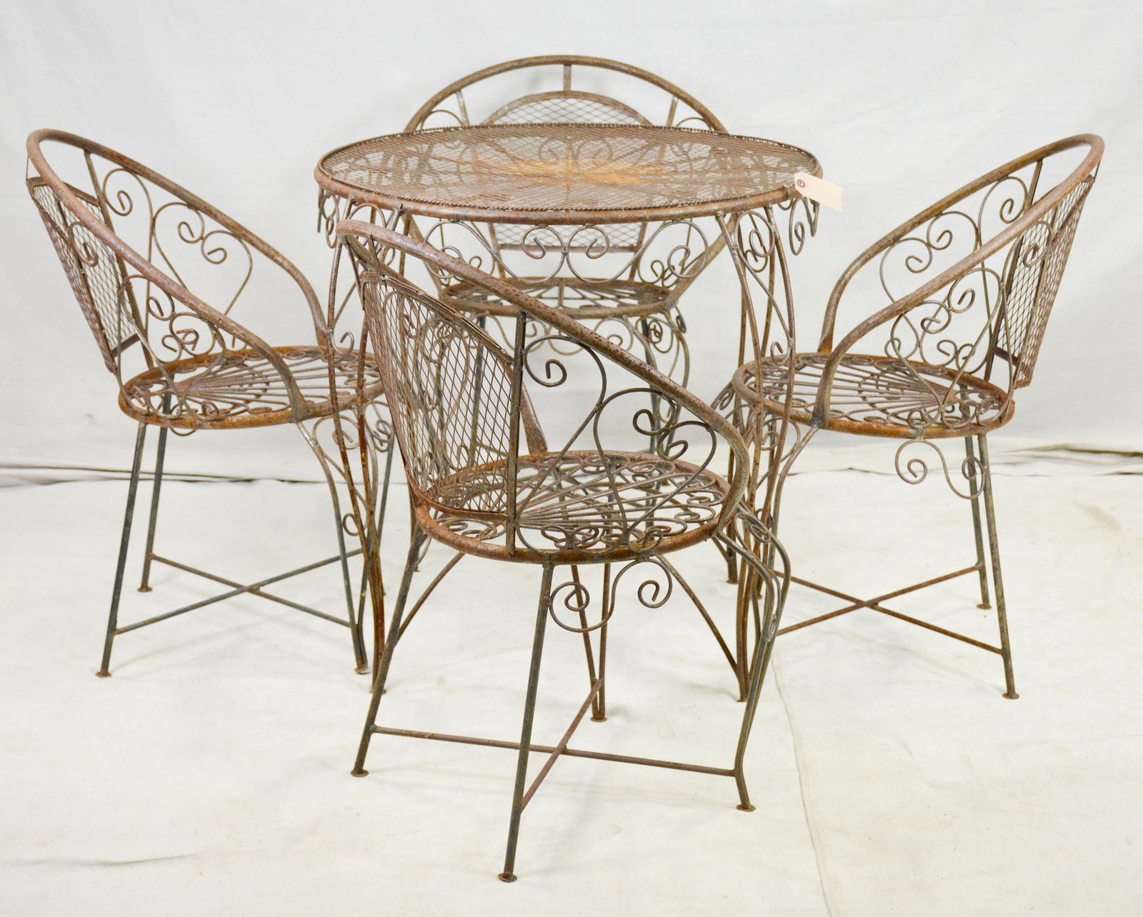 5pc Metal Bistro / Patio Set - Table & 4 Chairs (1 of 3)