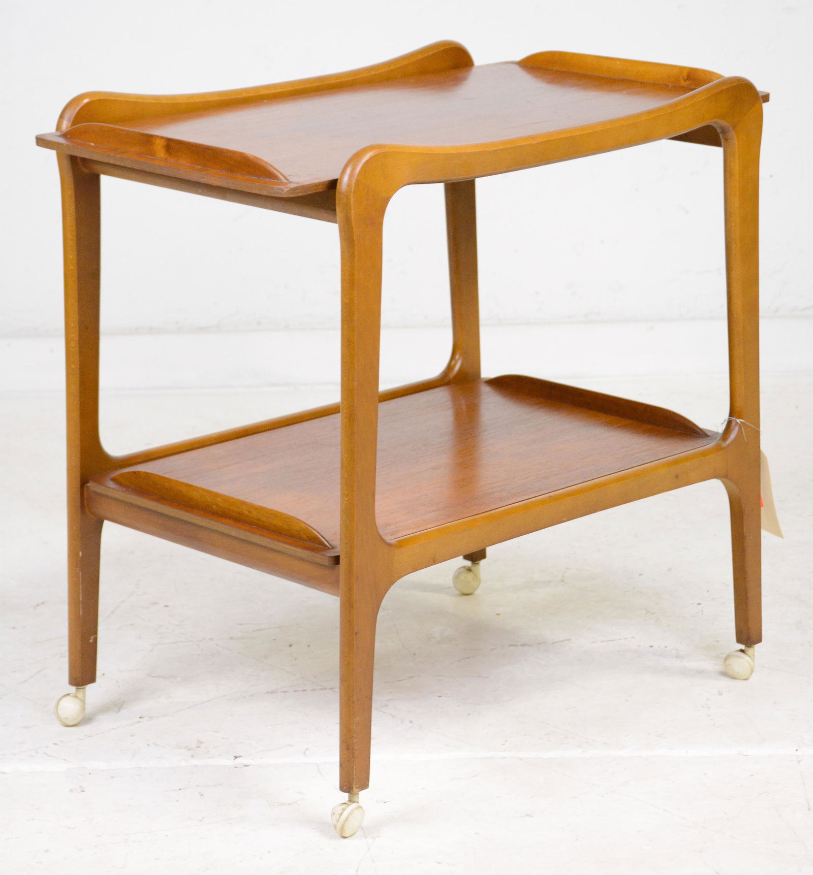 Teak Mid Century Modern 2 Tier Trolley / Cart (1 of 3)