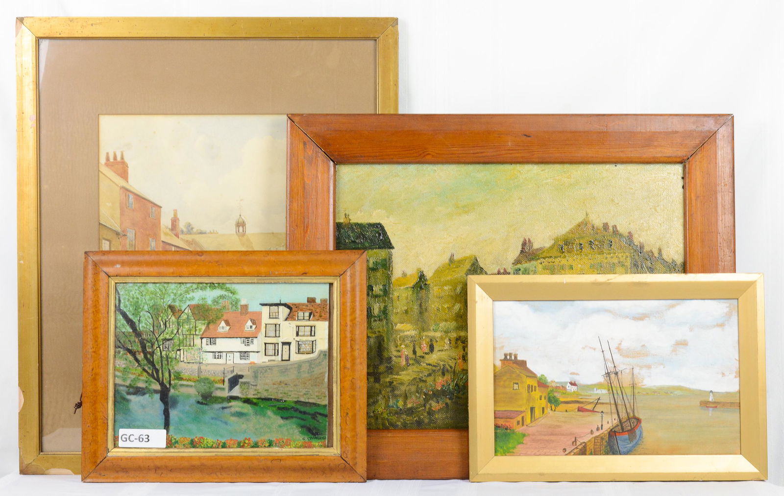 4pcs Assorted Framed Art - Landscapes / Street Scenes (1 of 5)