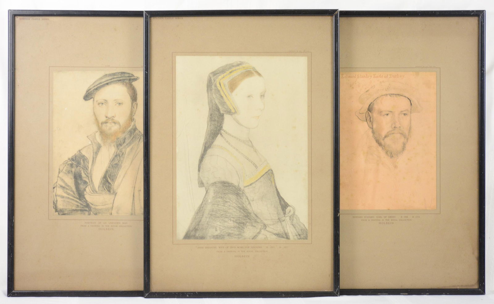 3 Framed Portrait Sketches (1 of 4)